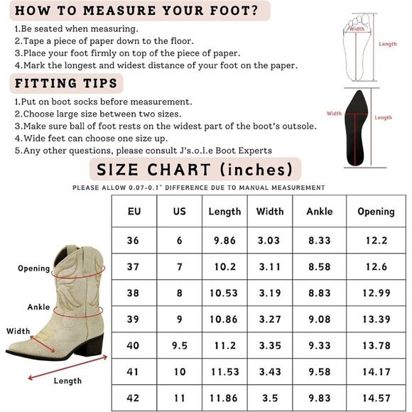 🆕 Women's White Snip Toe Western Ankle Boots Faux Leather Cowgirl Booties - Picture 6 of 6